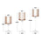 Set of 3 Glass Floating Candle Vases-Koyal Wholesale-Gold-SET OF 1 (3PC)-