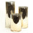 Set of 3 Mercury Glass Cylinder Vases Set-Set of 3-Koyal Wholesale-Silver-