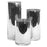 Set of 3 Mercury Glass Cylinder Vases Set-Set of 3-Koyal Wholesale-Silver-