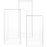 Set of 3 Modern Acrylic Pedestal-Set of 3-Koyal Wholesale-Clear-