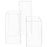 Set of 3 Modern Acrylic Pedestal-Set of 3-Koyal Wholesale-Clear-