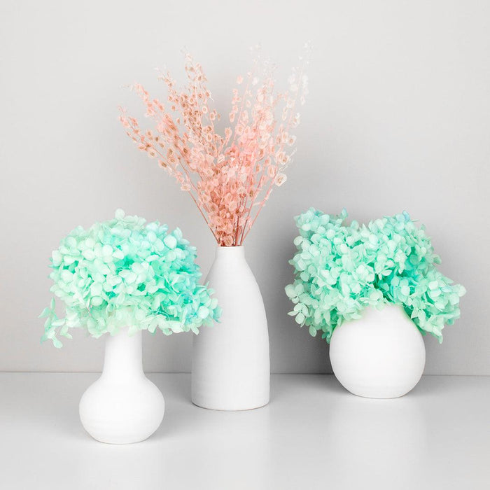 Set of 3 Modern Minimalist Ceramic Vases-Set of 3-Koyal Wholesale-Matte White-