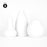 Set of 3 Modern Minimalist Ceramic Vases-Set of 3-Koyal Wholesale-Matte White-