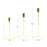 Set of 3 Modern Taper Candle Holder Set-Set of 3-Koyal Wholesale-Gold-
