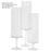 Set of 3 Pillar Candle Hurricane Pedestal Holders-Set of 3-Koyal Wholesale-