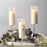 Set of 3 Pillar Candle Hurricane Pedestal Holders-Set of 3-Koyal Wholesale-