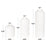 Set of 3 Tall Modern Minimalist Ceramic Vases-Set of 3-Koyal Wholesale-Matte White-