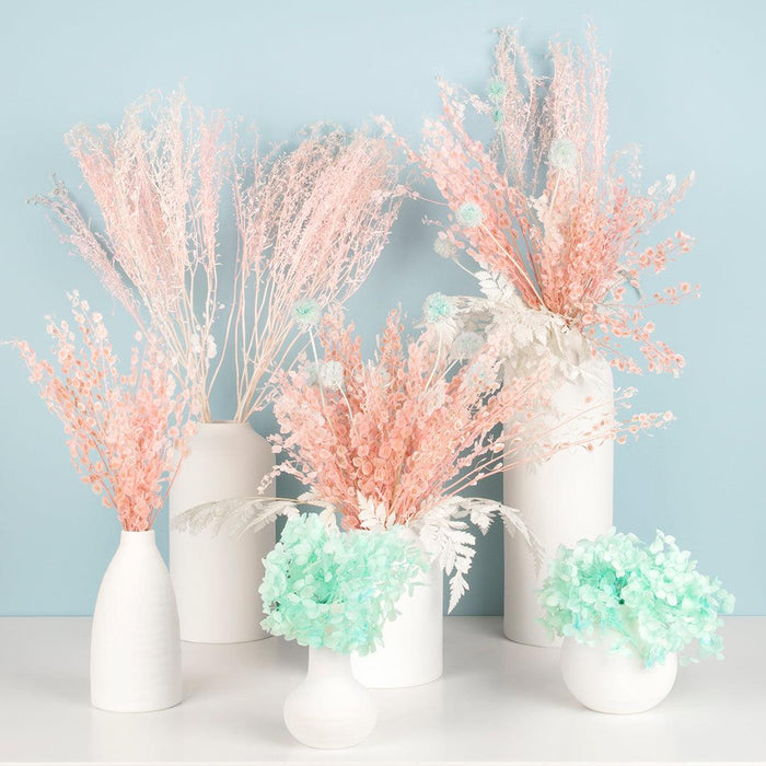 Set of 3 Tall Modern Minimalist Ceramic Vases-Set of 3-Koyal Wholesale-Matte White-