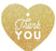 Set of 30 Thank You Heart Gift Tags, Chic Style-Set of 30-Andaz Press-Gold-