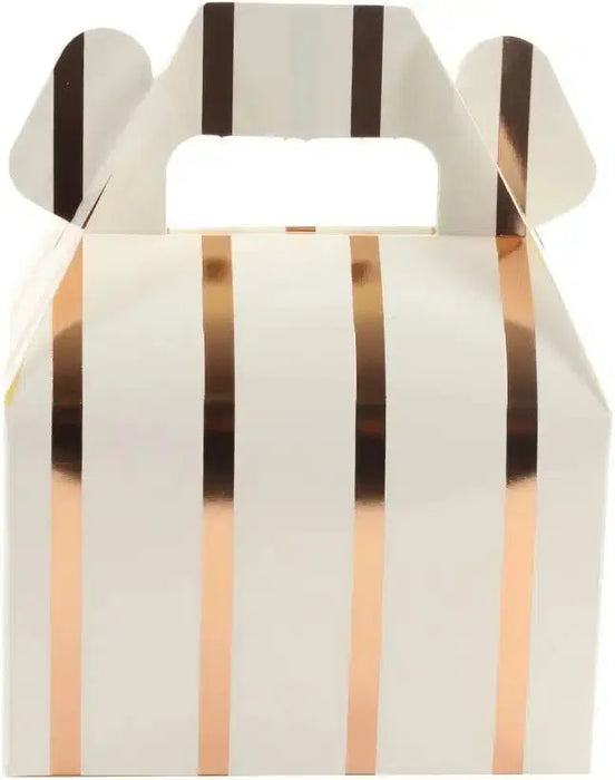 Set of 36 Striped Gable Favor Box-Set of 36-Andaz Press-