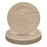 Set of 4 Birch Faux Wood Charger Plates-Set of 4-Koyal Wholesale-