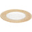 Set of 4 Braided Rim Glass Charger Plates-Set of 4-Koyal Wholesale-Gold-