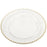 Set of 4 Clear Glass Beaded Couture Charger Plates-Set of 4-Koyal Wholesale-