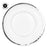Set of 4 Clear Glass Rim Charger Plates-Set of 4-Koyal Wholesale-Gold-