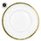 Set of 4 Clear Glass Rim Charger Plates-Set of 4-Koyal Wholesale-Gold-