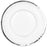 Set of 4 Clear Glass Rim Charger Plates-Set of 4-Koyal Wholesale-Silver-