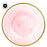 Set of 4 Cloud Glass Charger Plates-Set of 4-Koyal Wholesale-Pink-