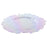 Set of 4 Flora Glass Charger Plates-Set of 4-Koyal Wholesale-Silver-