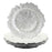 Set of 4 Flora Glass Charger Plates-Set of 4-Koyal Wholesale-Silver-