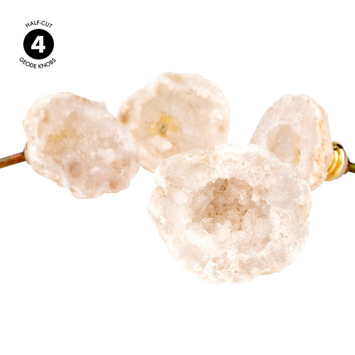 Set of 4 Geode Stone Dresser Knobs-Set of 4-Koyal Wholesale-Amethyst-