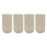 Set of 4 Large Ribbed Cylinder Vases-Set of 4-Koyal Wholesale-Desert Tan-
