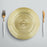 Set of 4 Minimalist Industrial Acrylic Charger Plates-Set of 4-Koyal Wholesale-Gold-