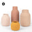 Set of 4 Mixed Modern Minimalist Ceramic Vase-Set of 4-Koyal Wholesale-Terracotta-