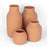Set of 4 Mixed Modern Minimalist Ceramic Vase-Set of 4-Koyal Wholesale-Terracotta-