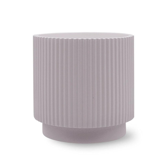 Set of 4 Ribbed Round Modern Vases-Set of 4-Koyal Wholesale-Mauve-