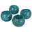 Set of 4 Round Mosaic Votive Candle Holder for Table Centerpiece, Home Decor, Special Occassions and Gifts-Set of 4-Koyal Wholesale-Purple-