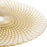 Set of 4 Starburst Glass Charger Plates-Set of 4-Koyal Wholesale-Gold-