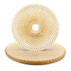 Set of 4 Starburst Glass Charger Plates-Set of 4-Koyal Wholesale-Gold-