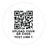 Set of 40 Custom QR Code Stickers, 2" Labels, Design Your Own QR Code for Small Business, Social Media-Set of 40-Andaz Press-2" QR Code Stickers-