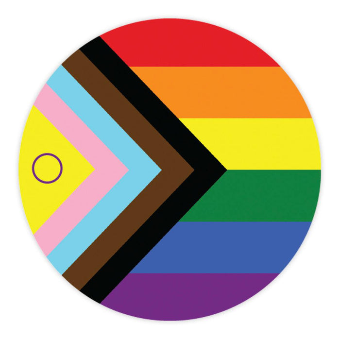 Set of 40 Gay Pride Stickers: Bulk LGBTQ Merch for Pride Month-Set of 40-Andaz Press-Progress Pride Flag-