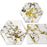 Set of 50 Marble and Gold Foil Tableware Kit-Set of 50-Koyal Wholesale-