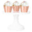 Set of 50 Metallic Rose Gold Cupcake Wrappers-Set of 50-Andaz Press-