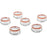 Set of 6 Bloom Tealight Candle Holders Bulk Pack-Koyal Wholesale-Silver-Set of 1 (6 PC)-