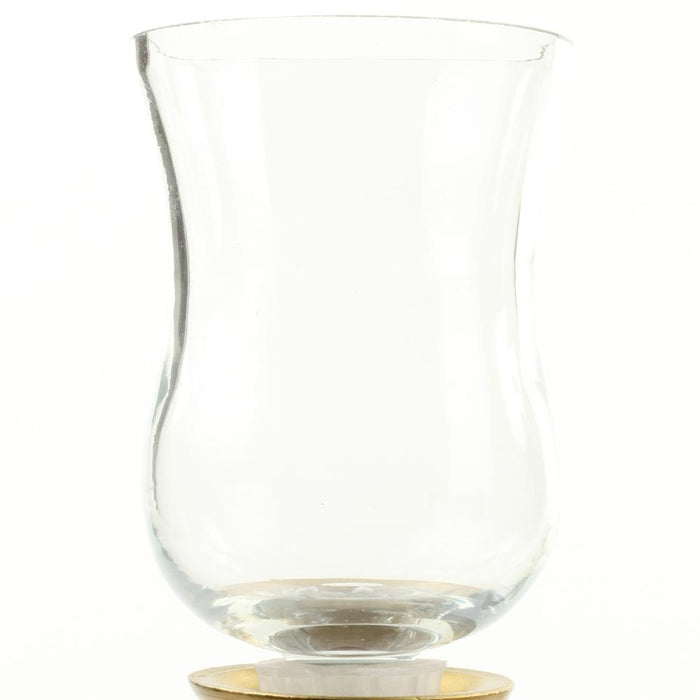 Set of 6 Candelabra Hurricane Clear Glass Shades-Set of 6-Koyal Wholesale-Clear-3.5"-