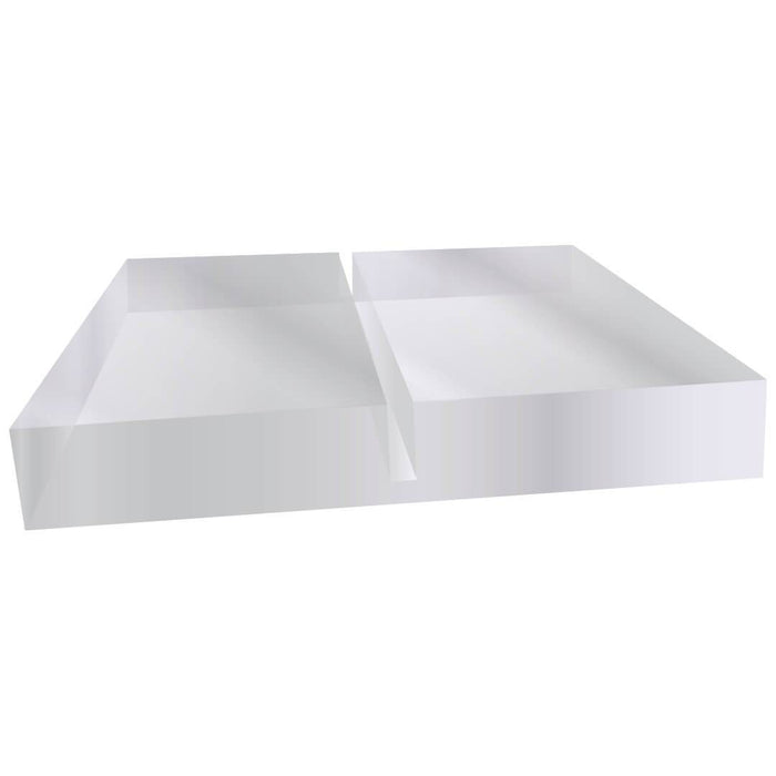 Set of 6 Clear Acrylic Base Stands 3" x 3.5"-Set of 6-Koyal Wholesale-