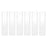 Set of 6 Glass Candle Covers, Chimney Glass Tube Covers for Taper & Pillar Candles-Set of 6-Koyal Wholesale-2.6" x 10"-