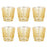 Set of 6 Hobnail Glass Candle Holders, Bulk Packs-Koyal Wholesale-Clear-Set of 1 (6PC)-