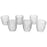 Set of 6 Hobnail Glass Candle Holders, Bulk Packs-Koyal Wholesale-Clear-Set of 1 (6PC)-