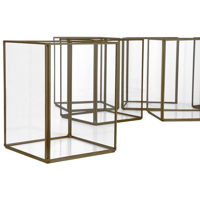 Set of 6 Hurricane Candle Holder Pack-Set of 6-Koyal Wholesale-Gold-