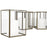 Set of 6 Hurricane Candle Holder Pack-Set of 6-Koyal Wholesale-Gold-