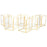 Set of 6 Hurricane Candle Holder Pack-Set of 6-Koyal Wholesale-Gold-