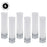 Set of 6 Mini Glass Cylinder Vases-Set of 6-Koyal Wholesale-