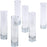 Set of 6 Mini Glass Cylinder Vases-Set of 6-Koyal Wholesale-