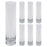 Set of 6 Mini Glass Cylinder Vases-Set of 6-Koyal Wholesale-