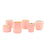 Set of 6 Mixed Mercury Glass Candle Holders-Set of 6-Koyal Wholesale-Gold-