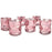 Set of 6 Modern Geometric Votive Candle Holders-Set of 6-Koyal Wholesale-Pink-